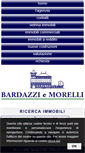Mobile Screenshot of bardazziemorelli.it